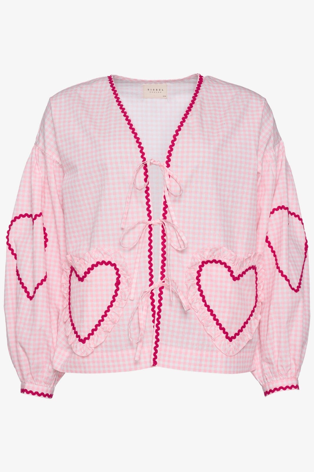Sissel Edelbo - Astrid Top SE 1023 - Pink Checks
