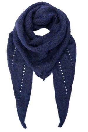 Black Colour - Bcdell Knitted Mini Scarf 208327 - Navy Online Hot Salg