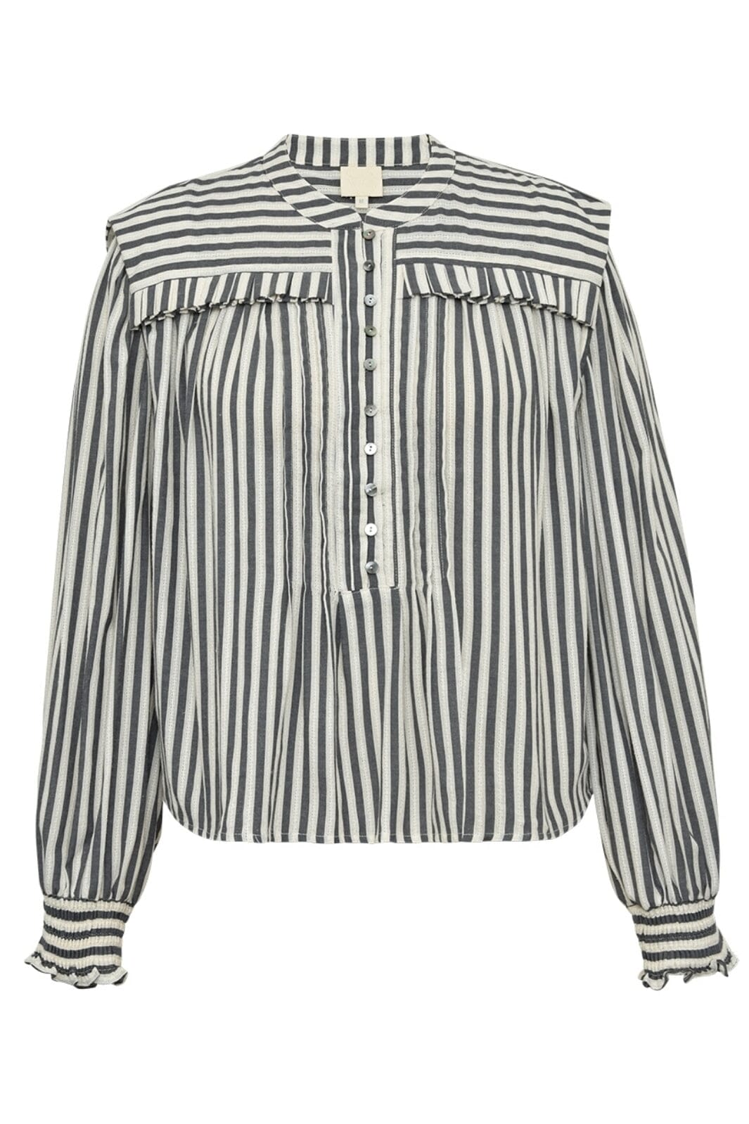 Gossia - Priscillago Blouse - Black Creme Stripe