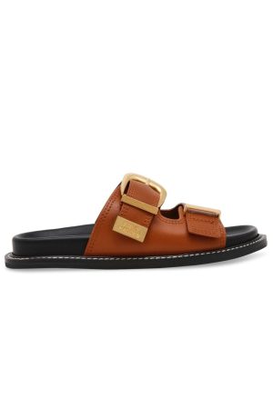Steve Madden - Arch Slides SM11003596 - 247 Cognac Leather