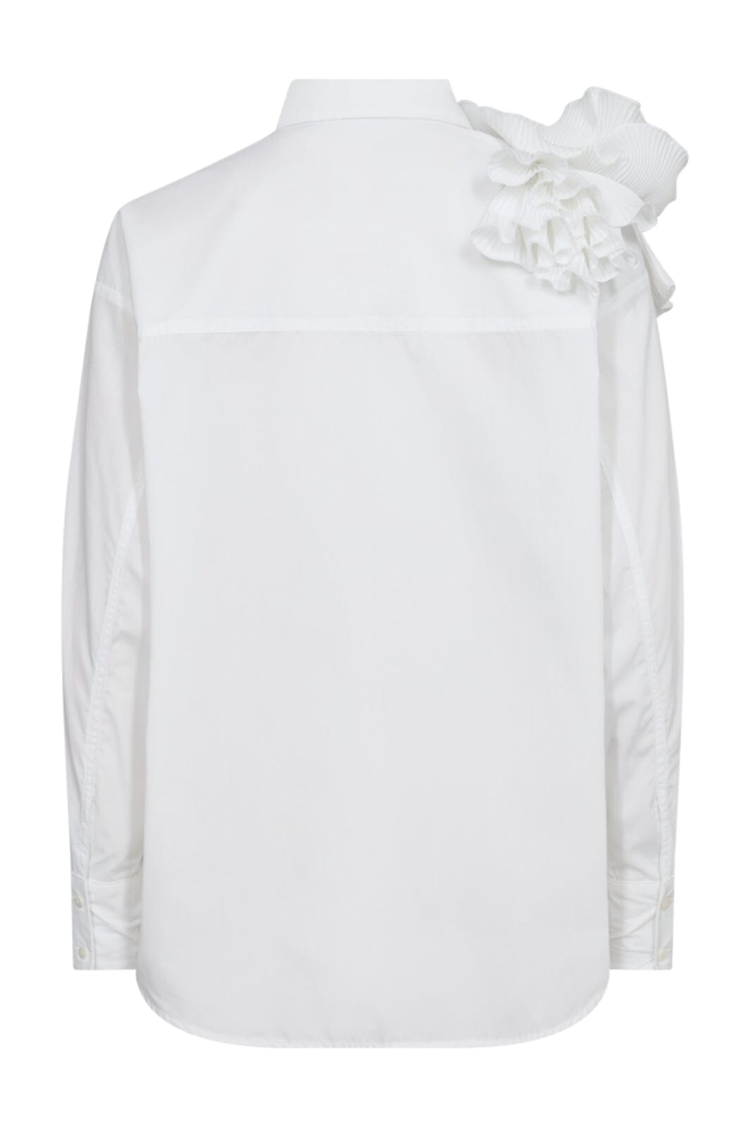 Copenhagen Muse - Cmpleat-Frill-Shirt 203636 - Bright white