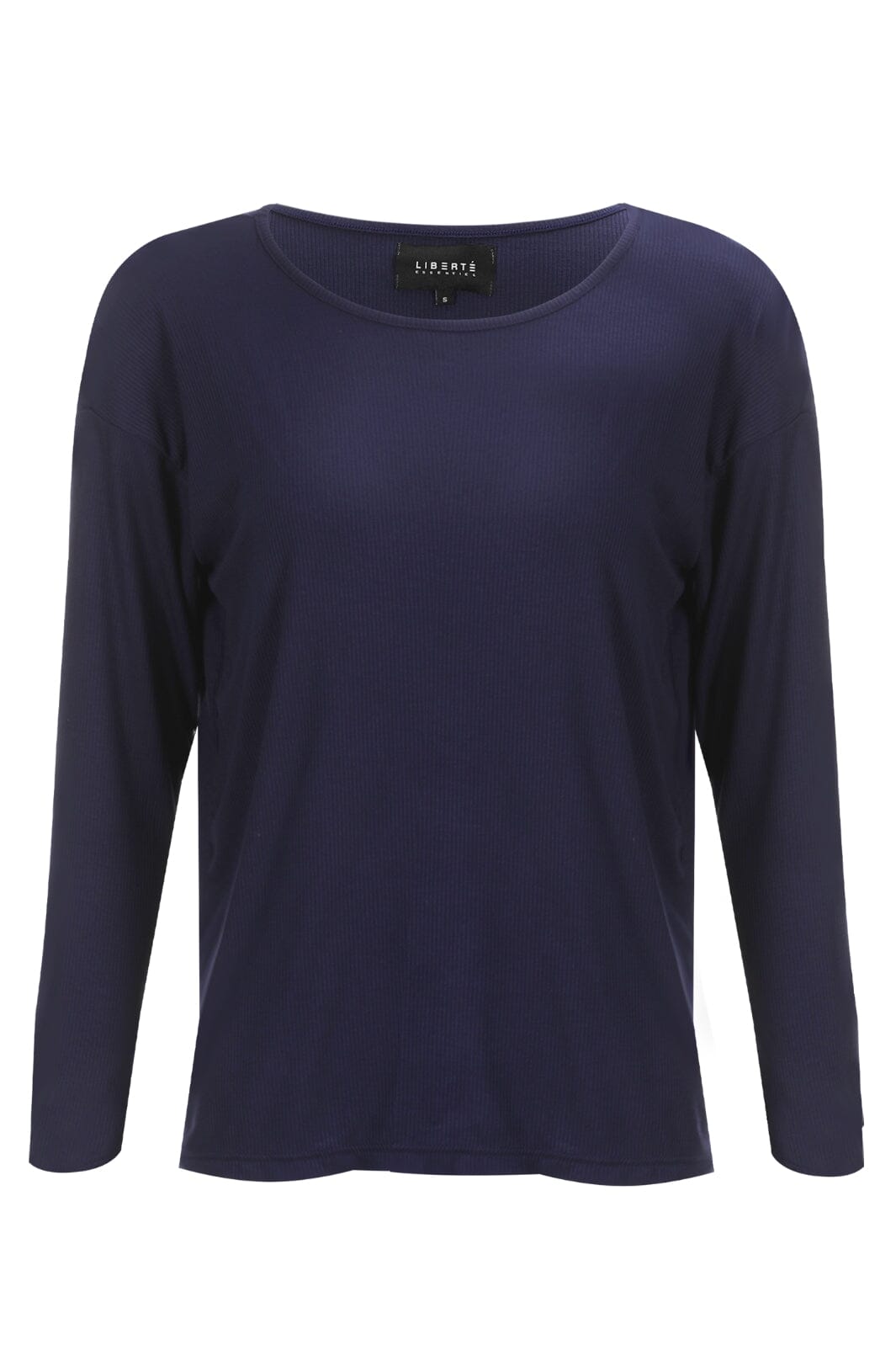 Liberte - Natalia-Ls-Boxy-Blouse - Navy