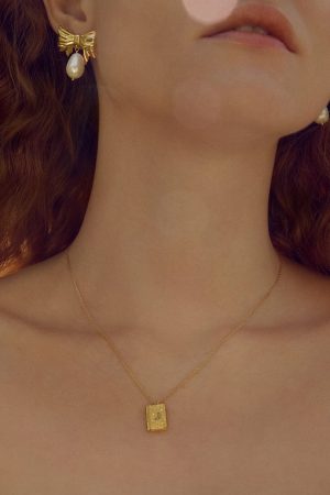 Maanesten - Little Big Dreams Necklace 2702a - 18 Ct Gold Plated 925 Sterling Silver