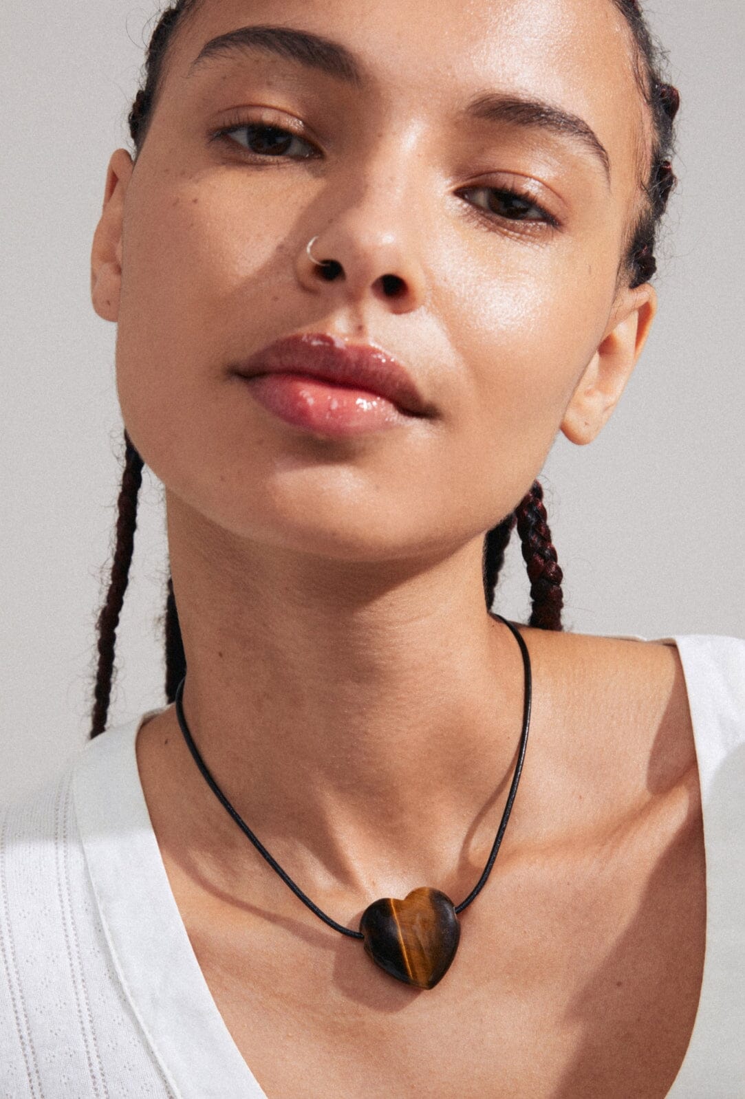 Pilgrim - Stay Tiger Eye Necklace - Silver Plated