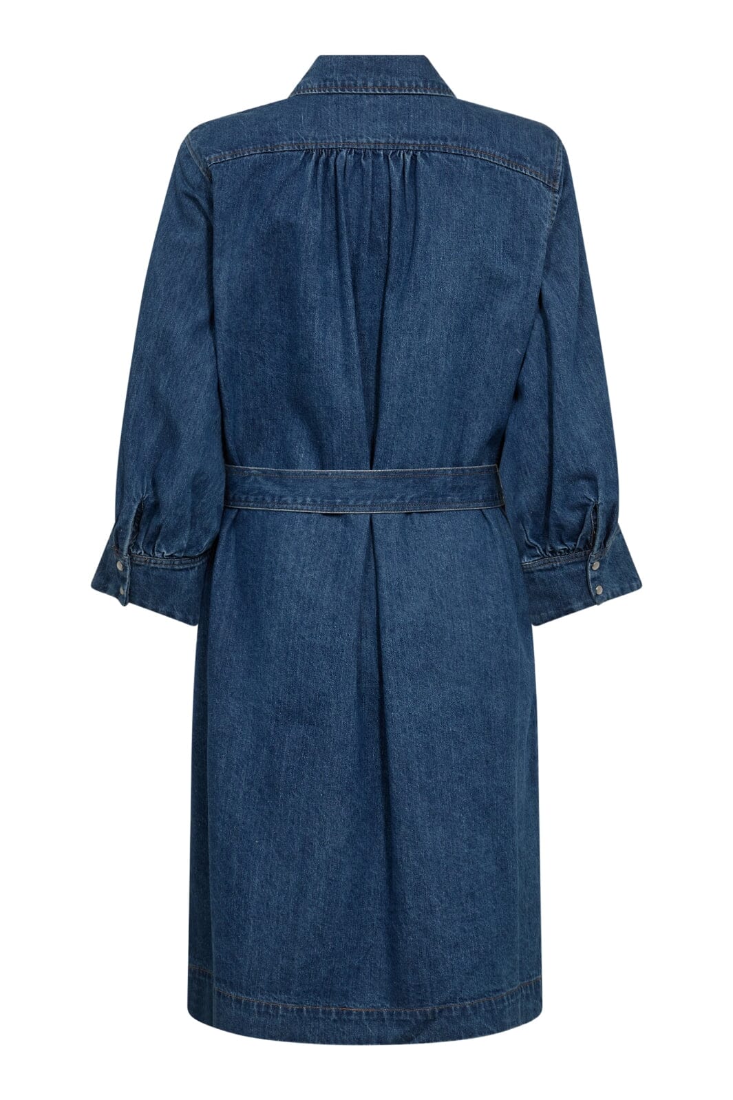 Co´Couture - Delinacc Denim Ss Dress 36451 - 555 - Dark Denim Online nu