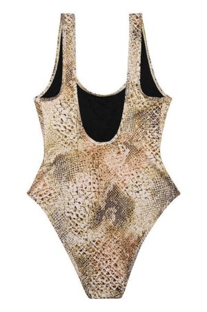 Forudbestilling - Gestuz - Gzsage P Swimsuit 10910104 - 107549 - Golden Snake