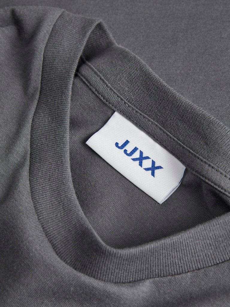 Jjxx - Jxwilma Astrid Boxy Sl Tee Ft24 - 4777385 Dark Shadow Limitless/Dragon