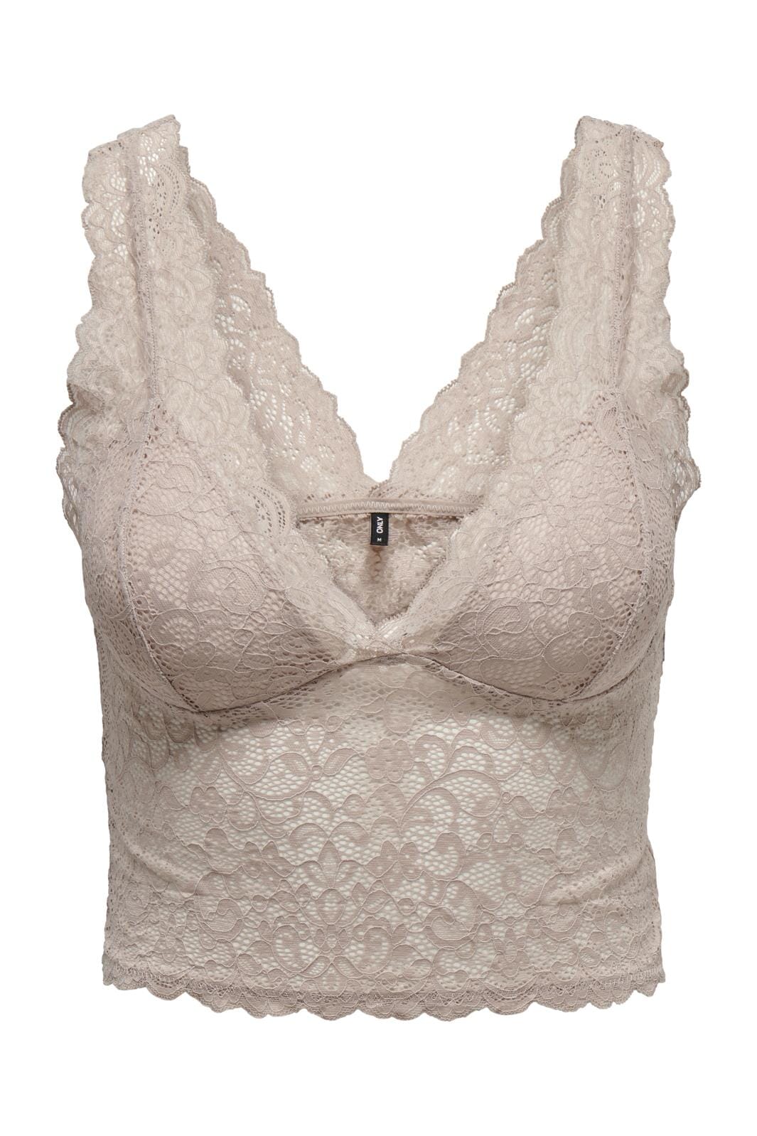 only-onljolie-long-lace-bra-4416164-mushroom_0.jpg Only - Onljolie Long Lace Bra - 4416164 Mushroom