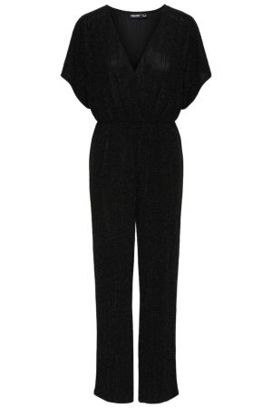 Pieces - Pcrenata Ss Jumpsuit - 4601224 Black