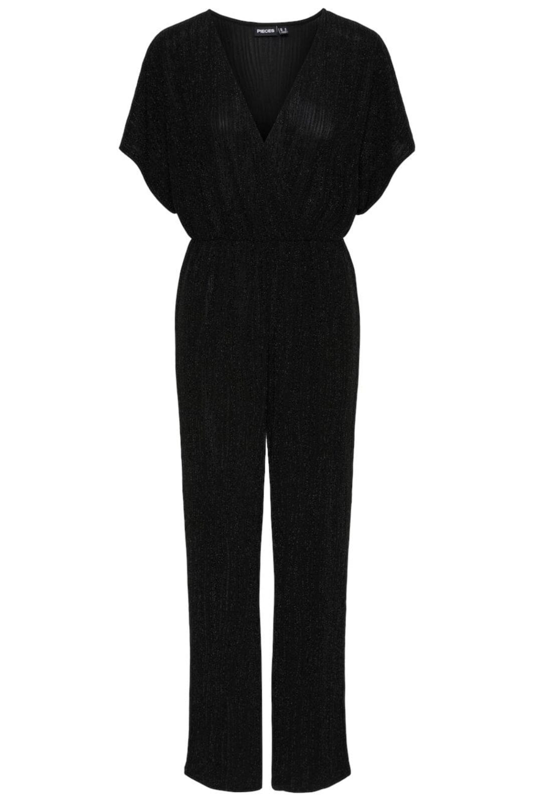 Pieces - Pcrenata Ss Jumpsuit - 4601224 Black