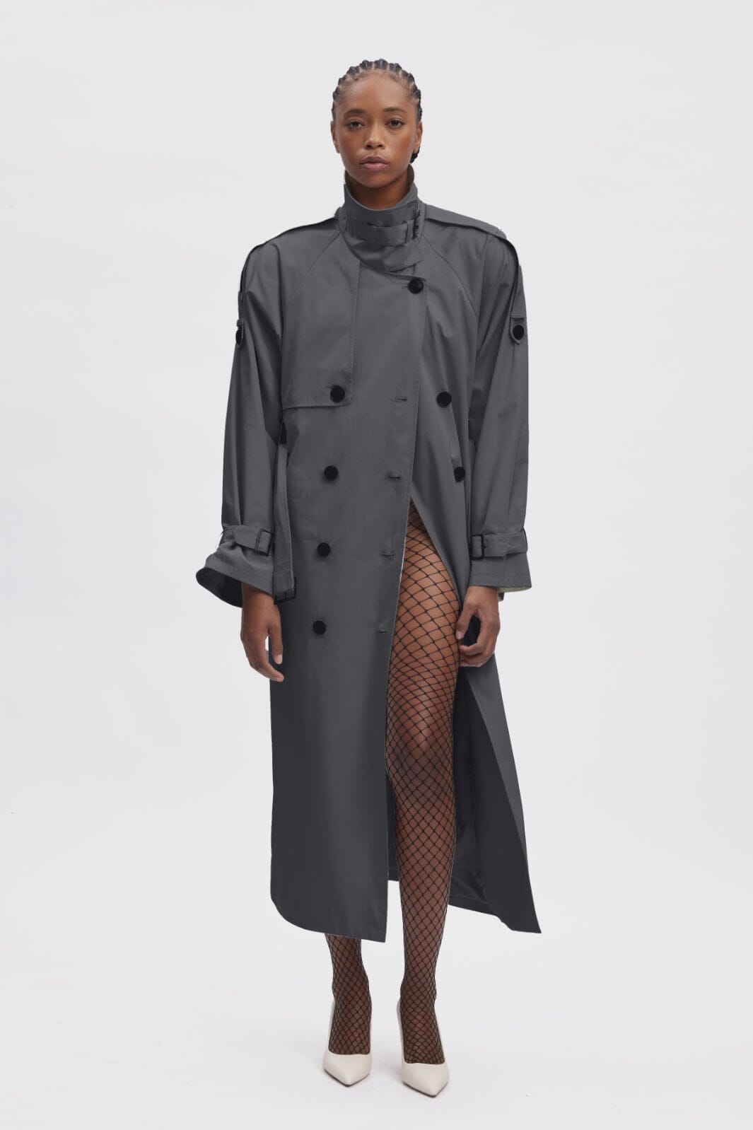 gestuz-sallygz-trenchcoat-106308-gray-pinstripe_1.jpg Gestuz - Sallygz Trenchcoat - 106308 Gray Pinstripe