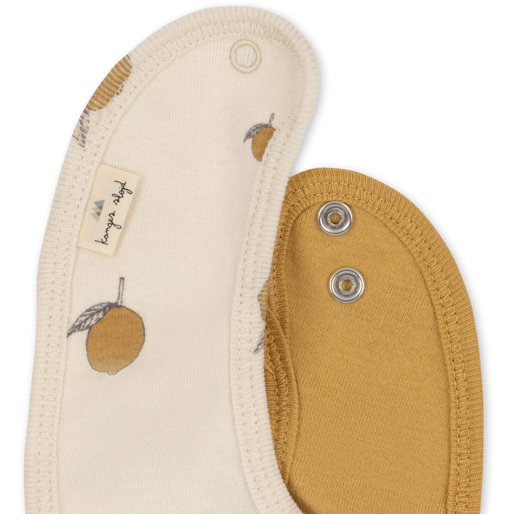 Konges Sløjd - 2 Pack Bibs - Lemon Online
