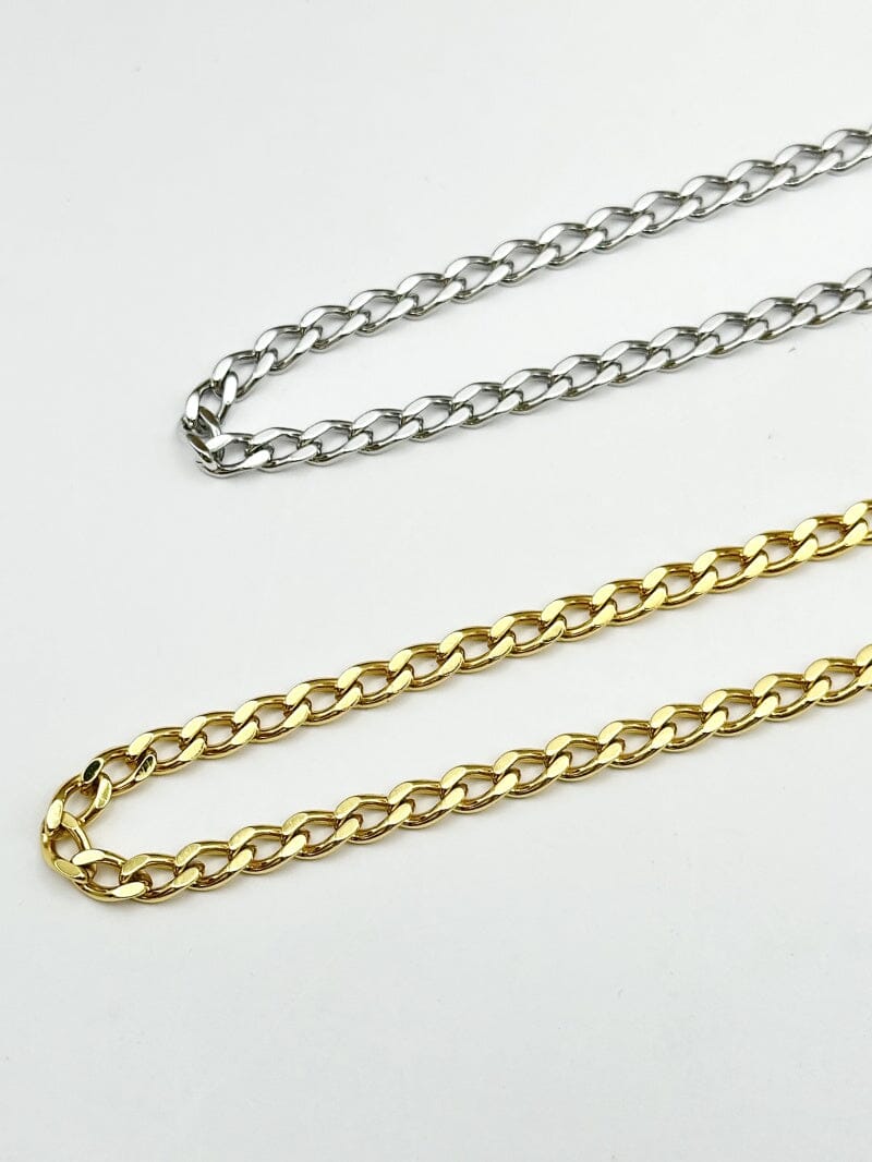 Mellow Moon - Round Palm Tree Mesh Necklace Colfigaro101 - Forsølvet