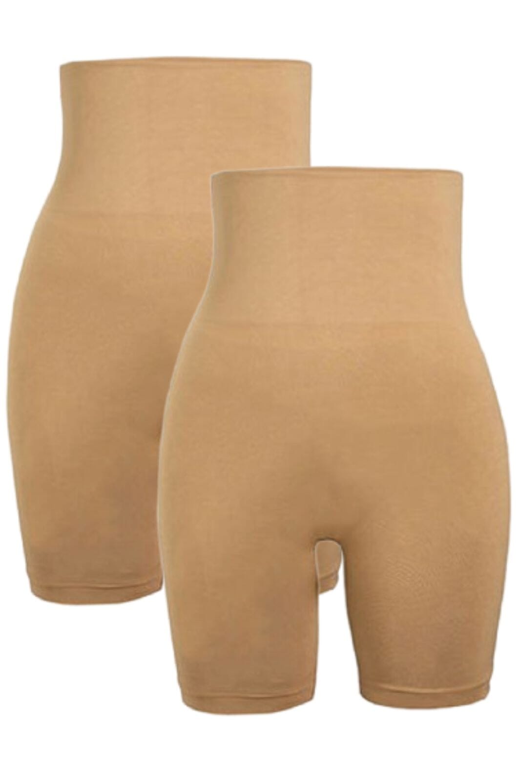 Soft basic - Soffi High shorts 2 pak - nude Online Hot Salg