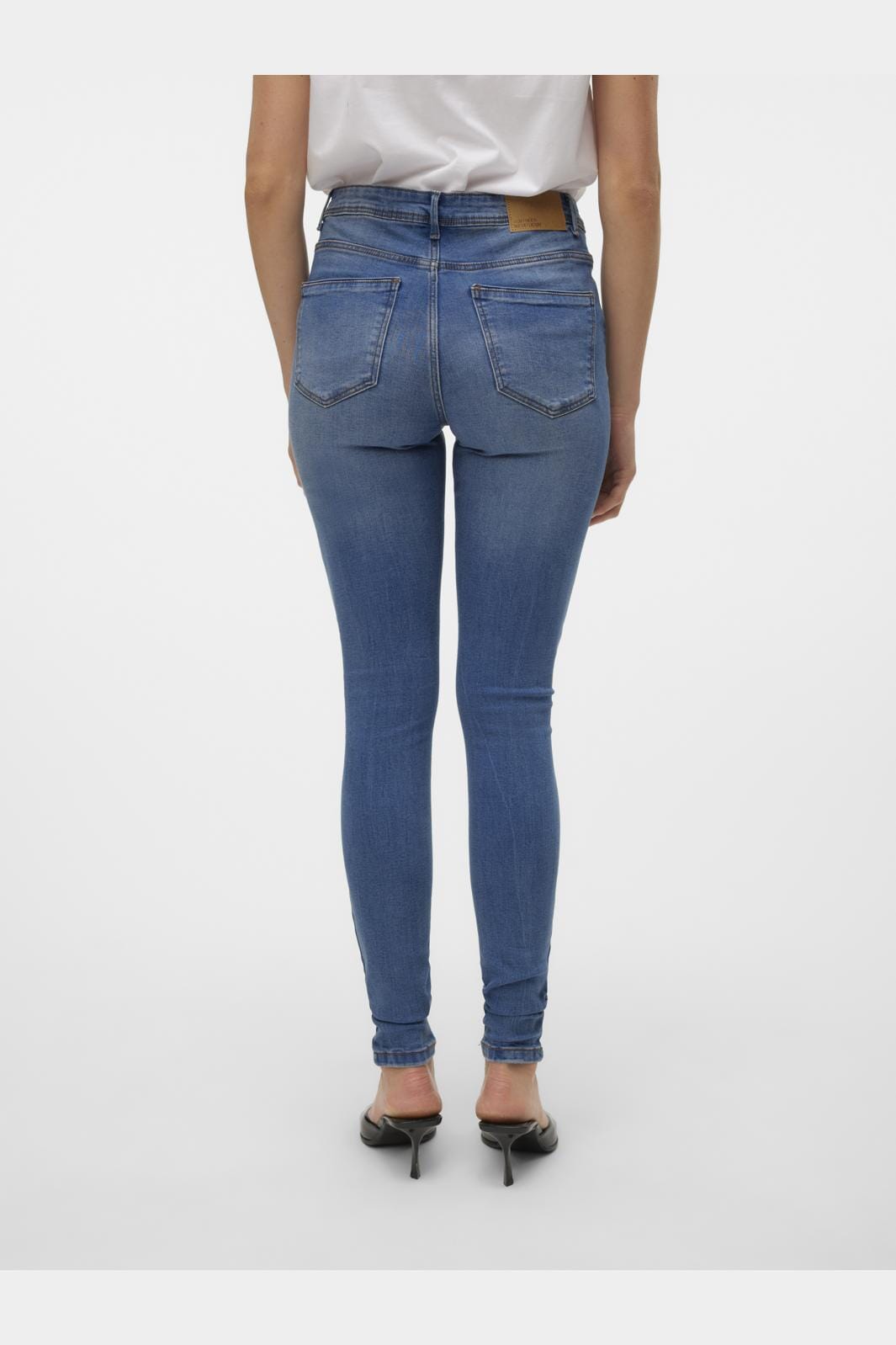 Vero Moda - Vmtanya Mr S Piping Jeans Vi349 - 3257946 Medium Blue Denim Online Hot Salg