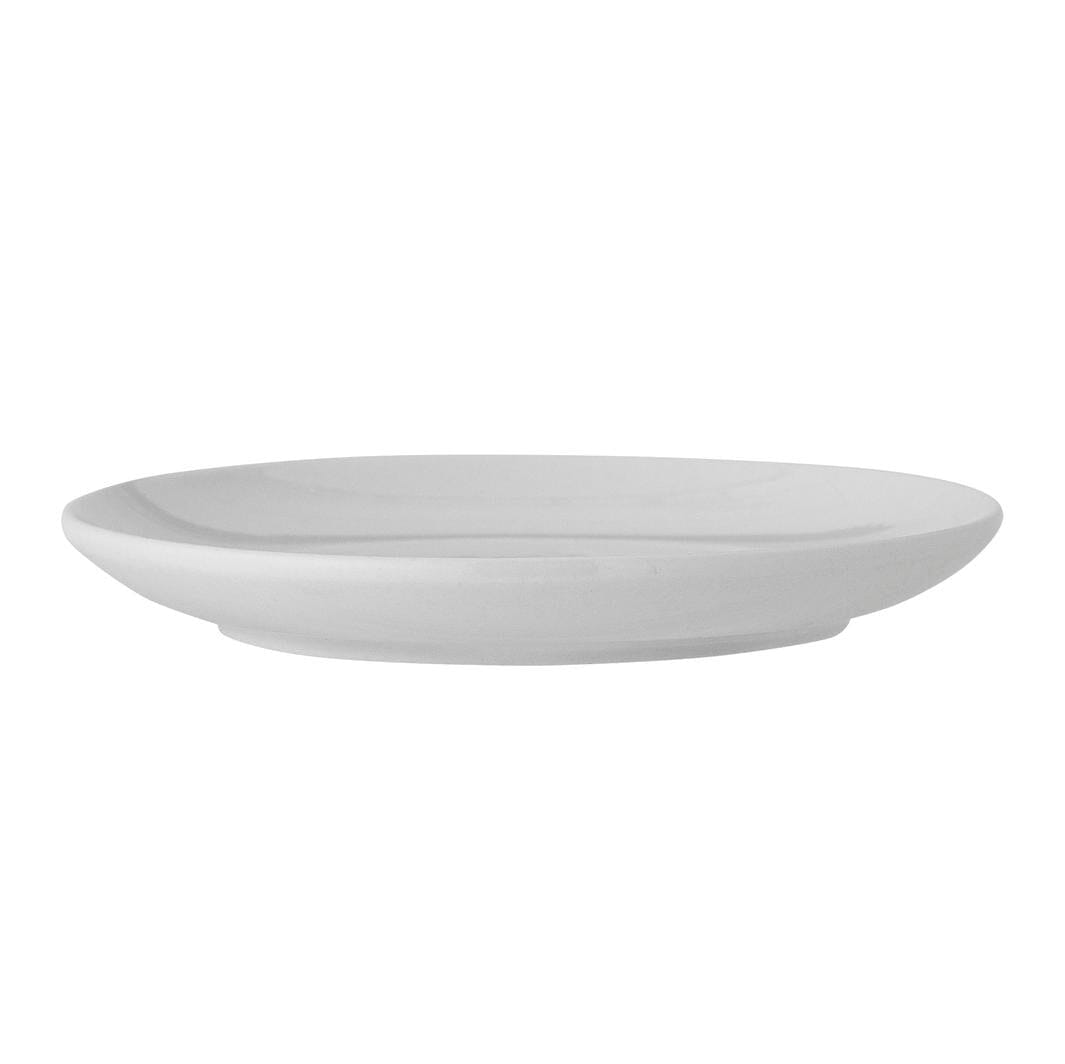Forudbestilling - Bloomingville - Wendy Tallerken, Hvid, Stentøj 82061411 - White