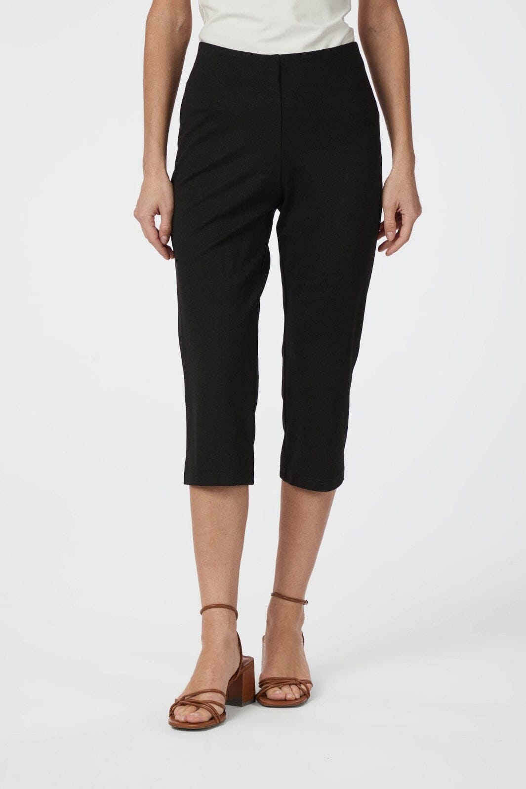 Neo Noir - Jenings Capri Pants 163983 - 100 - Black Online salg