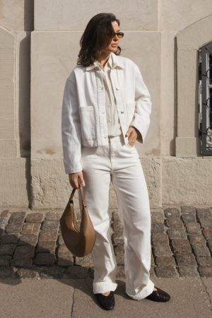 Neo Noir - Simona D Pants - White