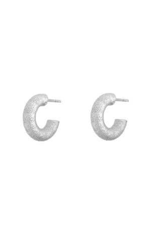 House Of Vincent - Asphodele Hoop Earrings - Silver Online Hot Salg