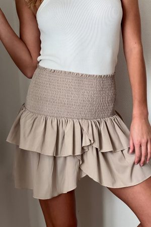 Neo Noir - Carin R Skirt - Sand