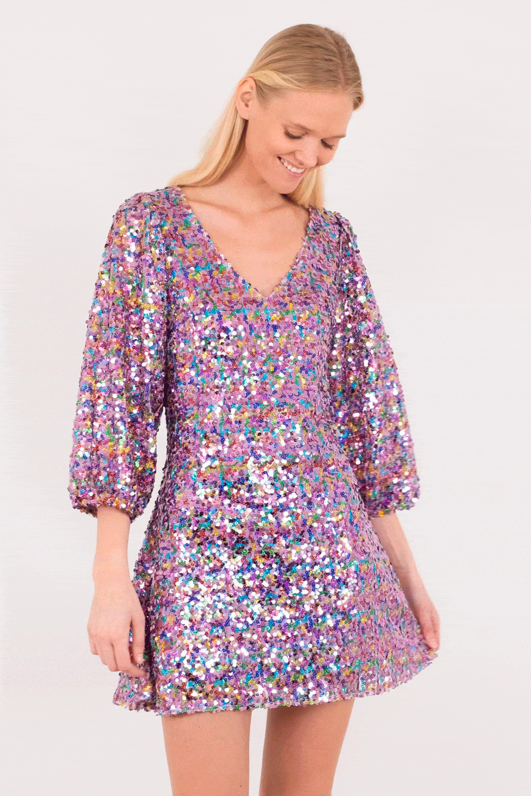 Neo Noir - Sloane Confetti Sequins Dress - Multi