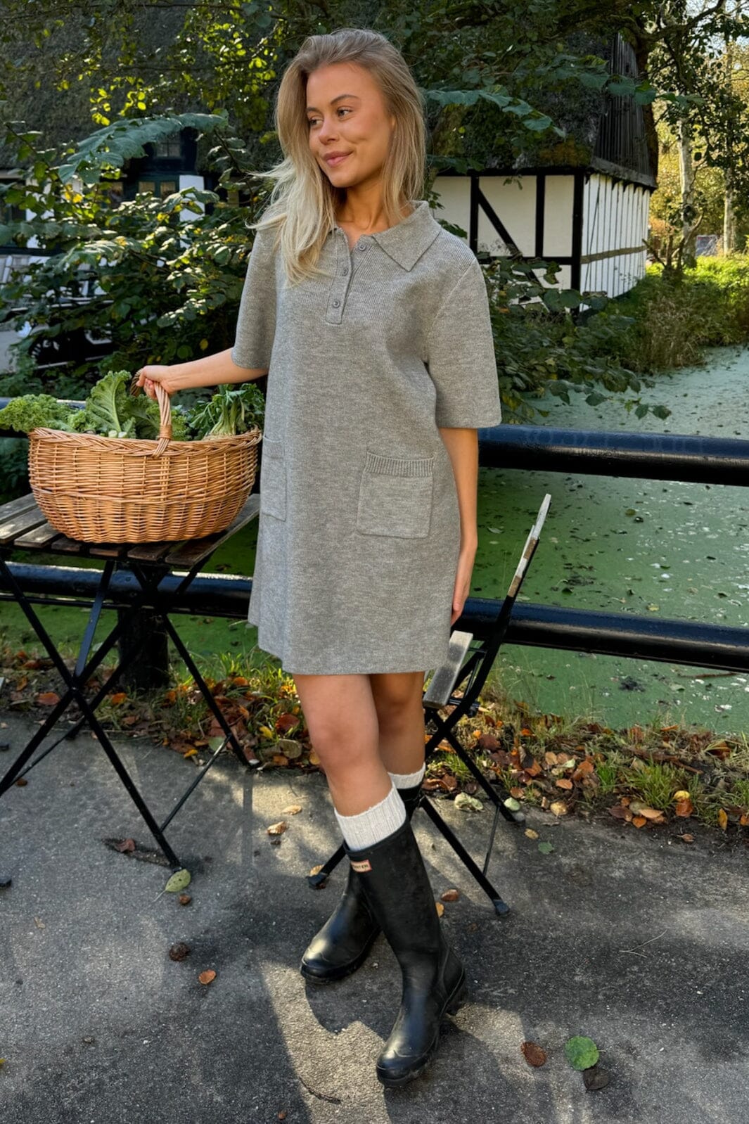 BYIC - Sific Knit Dress H097-3 - Grey Grey