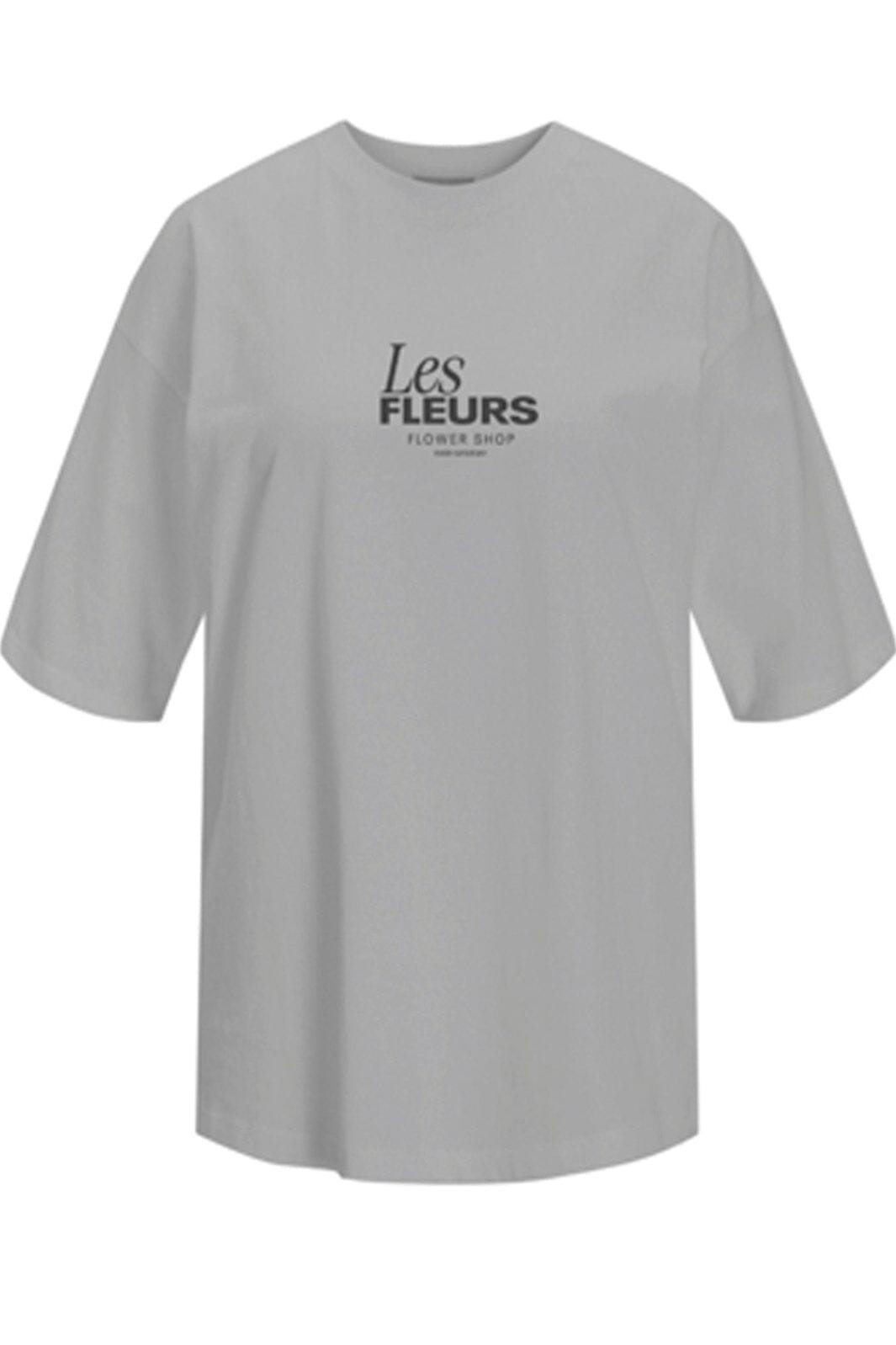 Jjxx - Jxmillow Loose Ss Tee - 4810440 Ultimate Grey Les Fleurs Mode