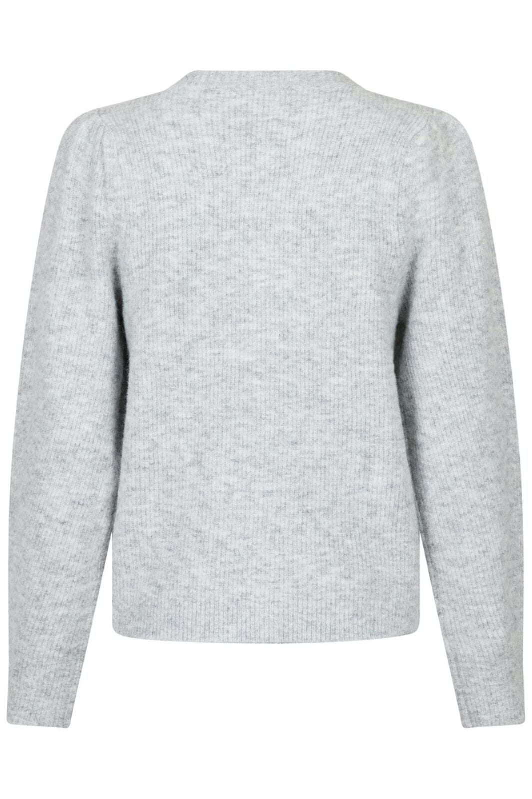 Neo Noir - Nuna Knit Cardigan - Light Grey Melange