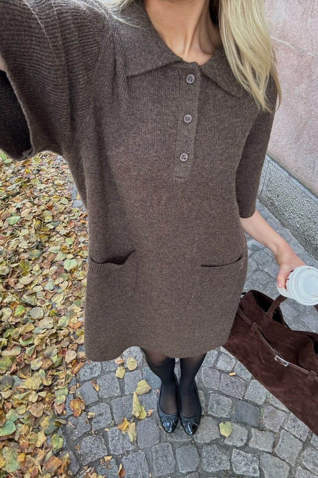 BYIC - Sific Knit Dress H097-3 - Dbrown Dark Brown