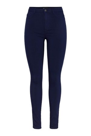 Forudbestilling - Pieces - Pchighskin Wear Jeggings - 2752289 Maritime Blue