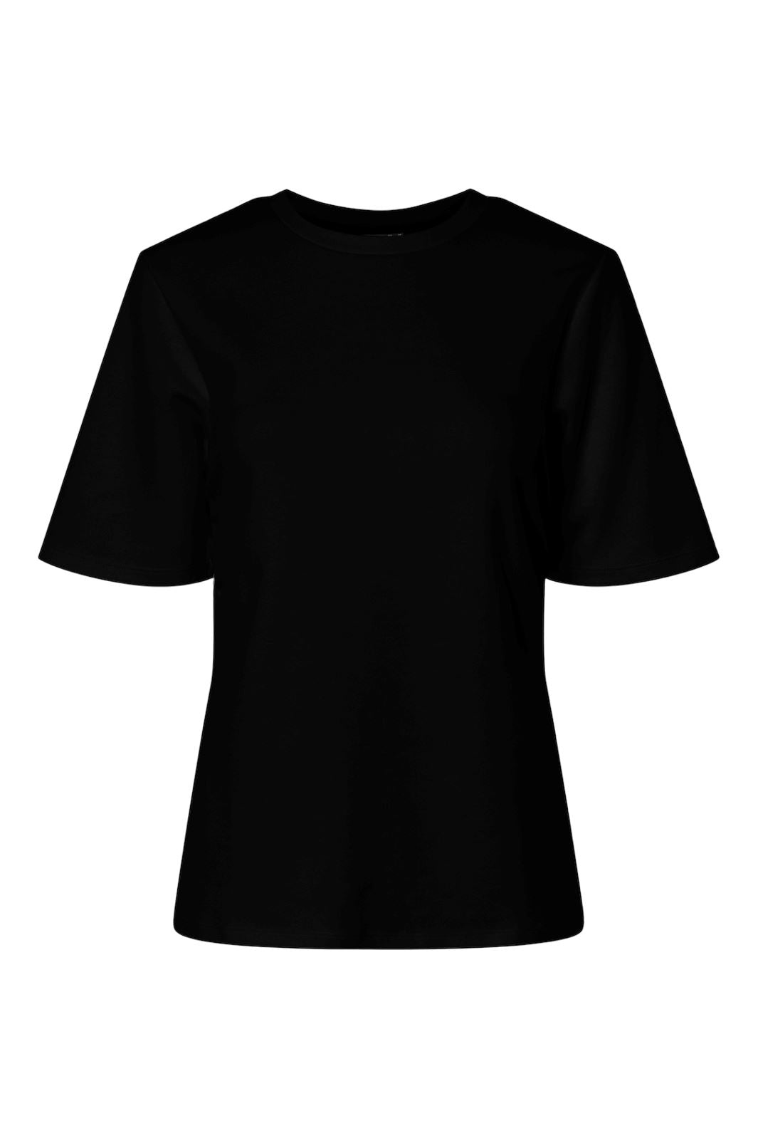 Forudbestilling - Pieces - Pcskylar Ss Split Tee - 4888683 Black Hot på udsalg