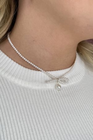 Mellow Moon - Sof Necklace - White