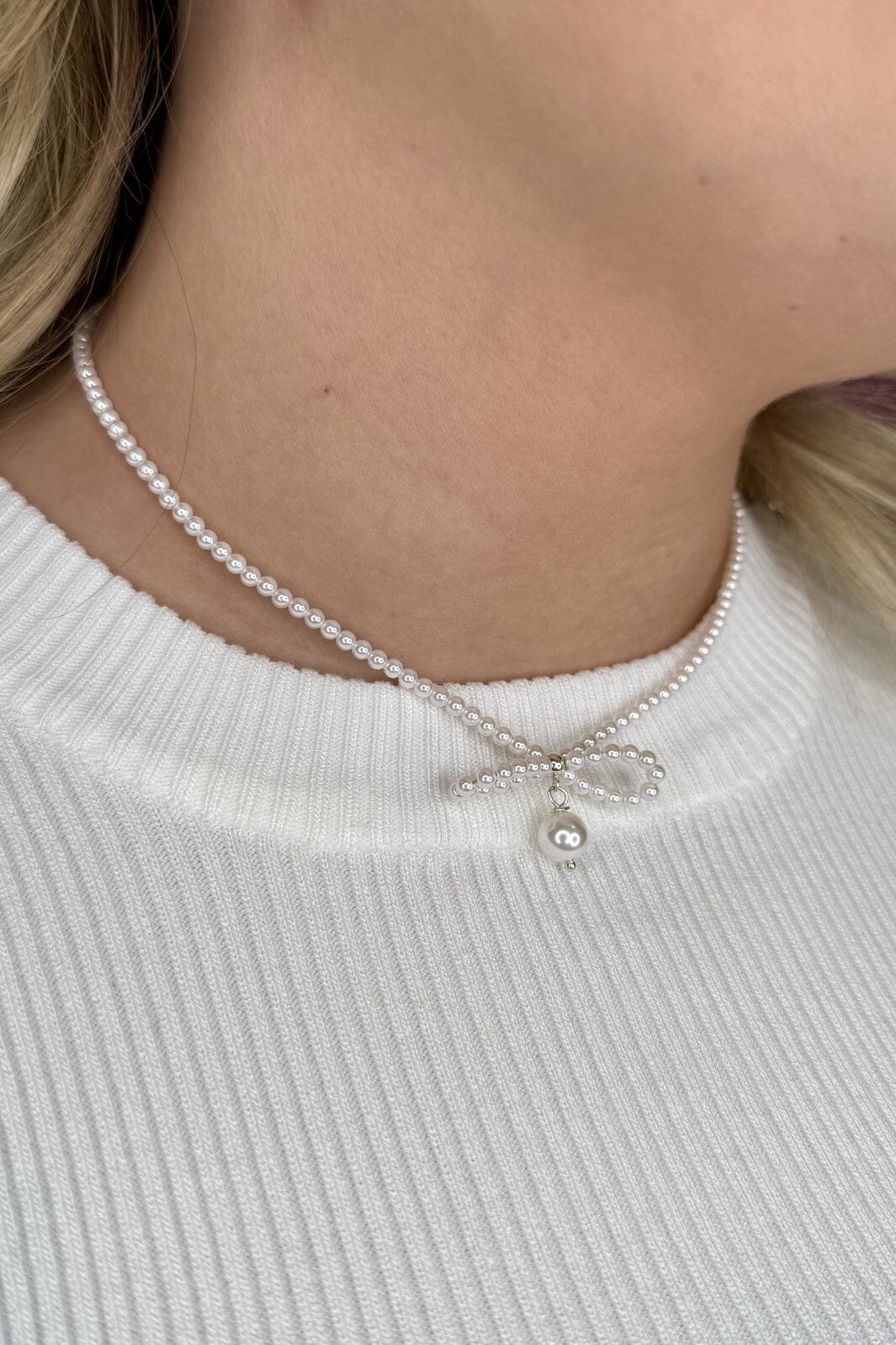 Mellow Moon - Sof Necklace - White