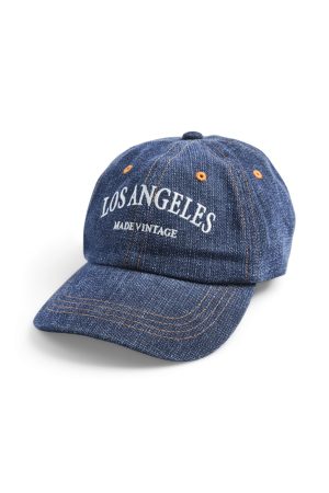 Pieces - Pcanna Denim Cap - 4754454 Dark Blue Denim Rabat