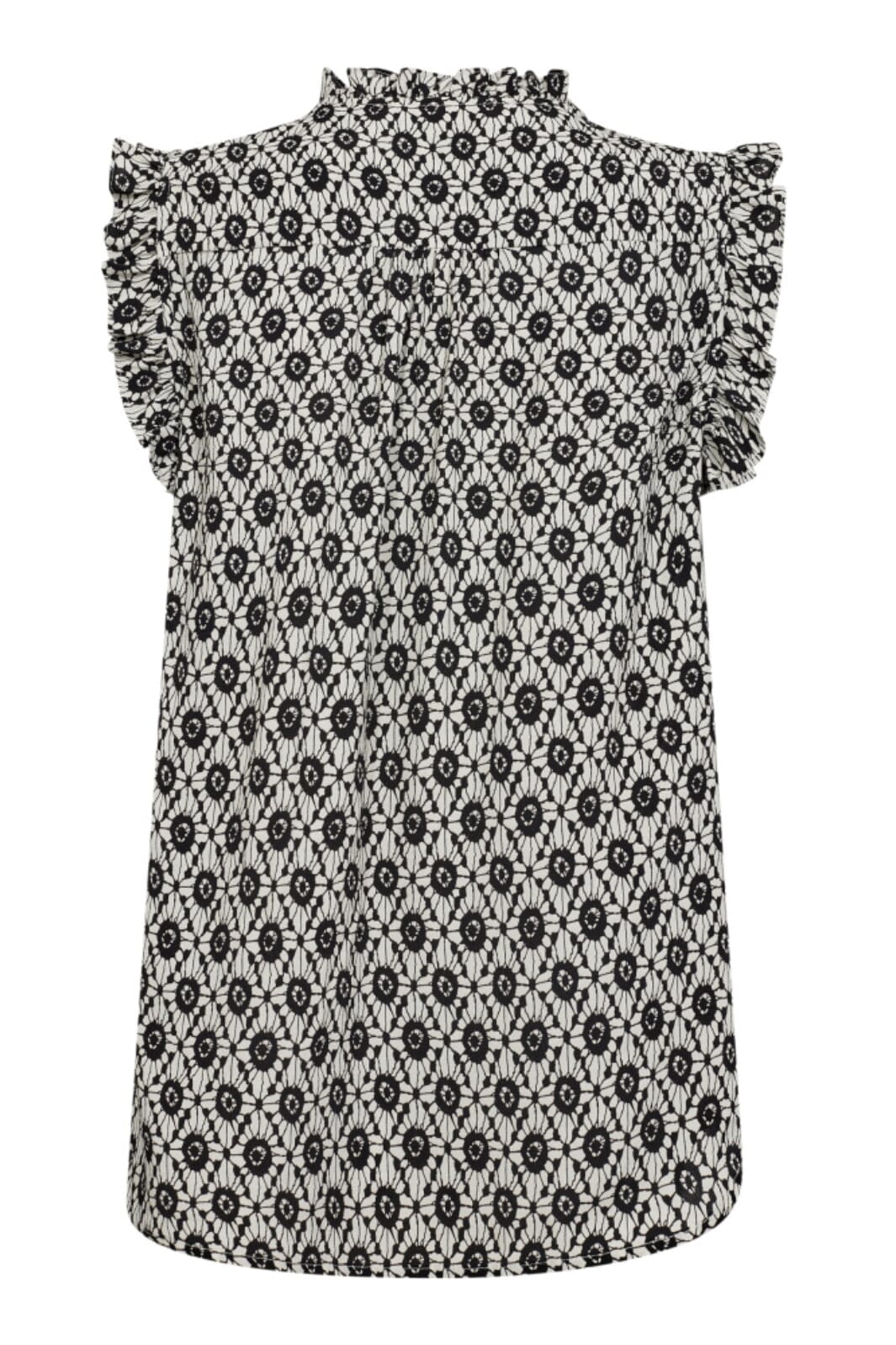 Co´Couture - Sofiacc Top 35852 - 1196 - Offwhite-Black Udsalg