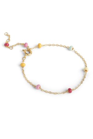 Forudbestilling - Enamel Copenhagen - Bracelet, Lola Bold B147G - Rainbow