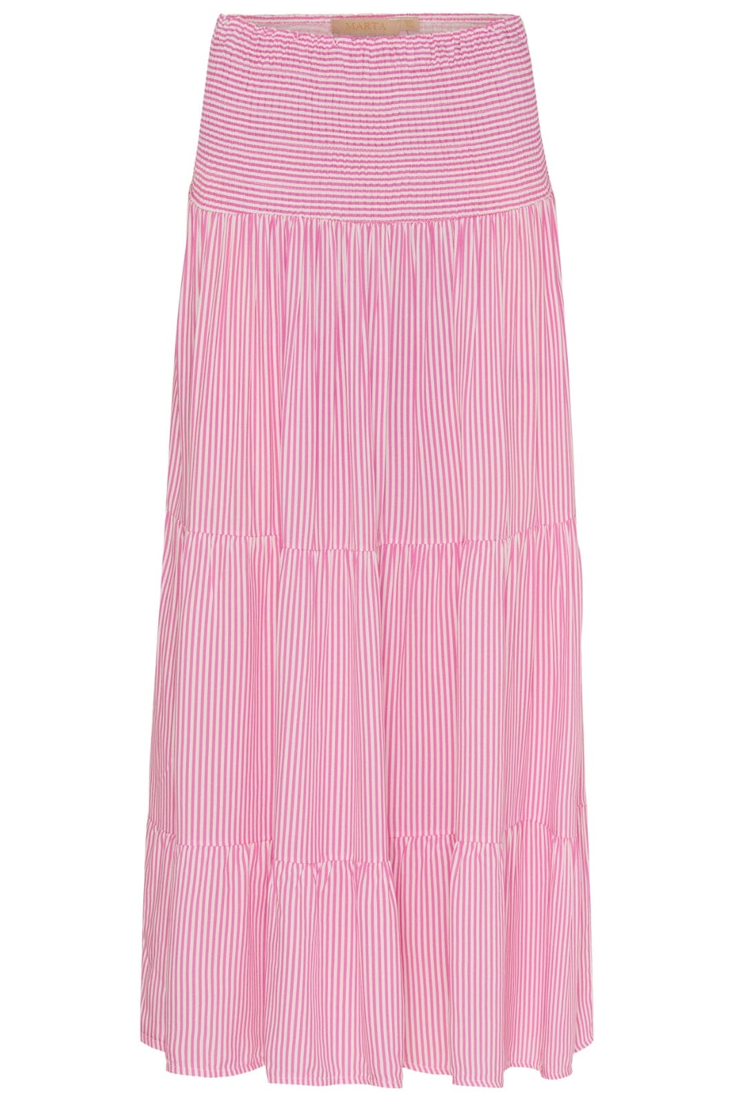 Forudbestilling - Marta Du Chateau - Mdcprincess Skirt - Print Fuxia Stripe