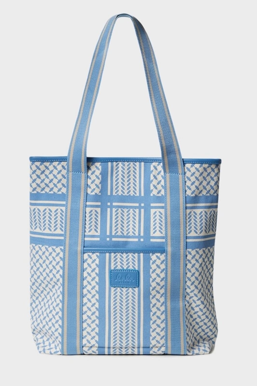 Lala Berlin - Tote Carmela 2.0 10011742 - Heritage Stripe Blue Udsalg