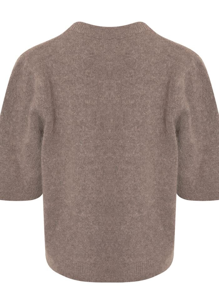 Noella - Kae Ss Knit Cardigan 12940086 - 173 - Coffee