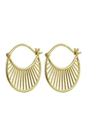 Pernille Corydon Jewellery - Daylight Øreringe - Golden Plated