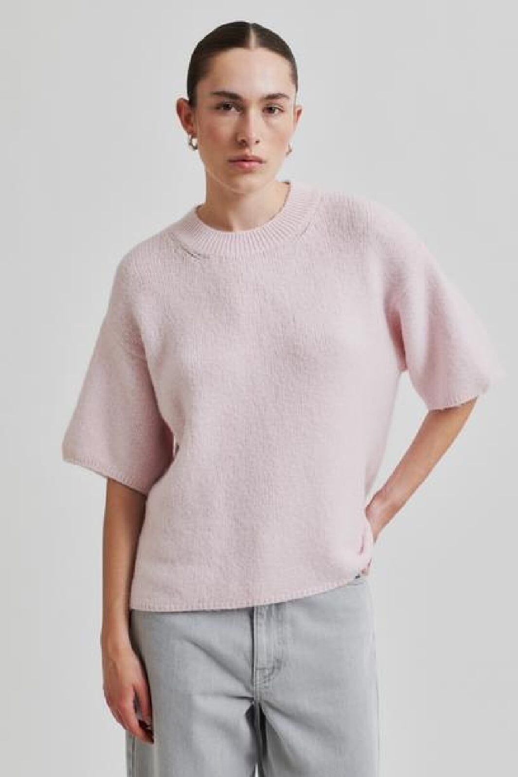 Second Female - Wanda Knit O-Neck 58494 - 9403 Mary's Rose