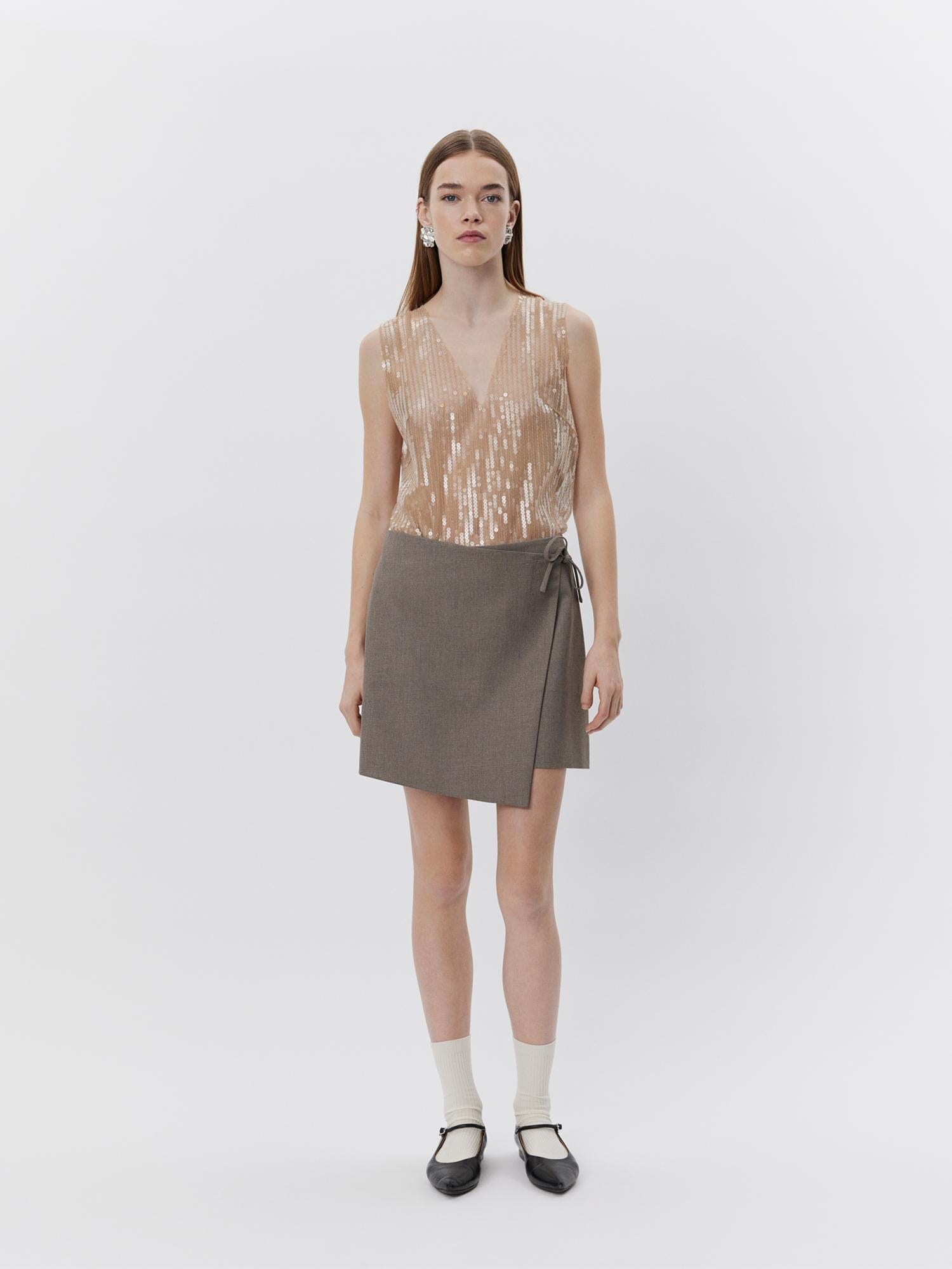 Sofie Schnoor - Harleesw Skirt S251246 - 7115 - Warm Stone