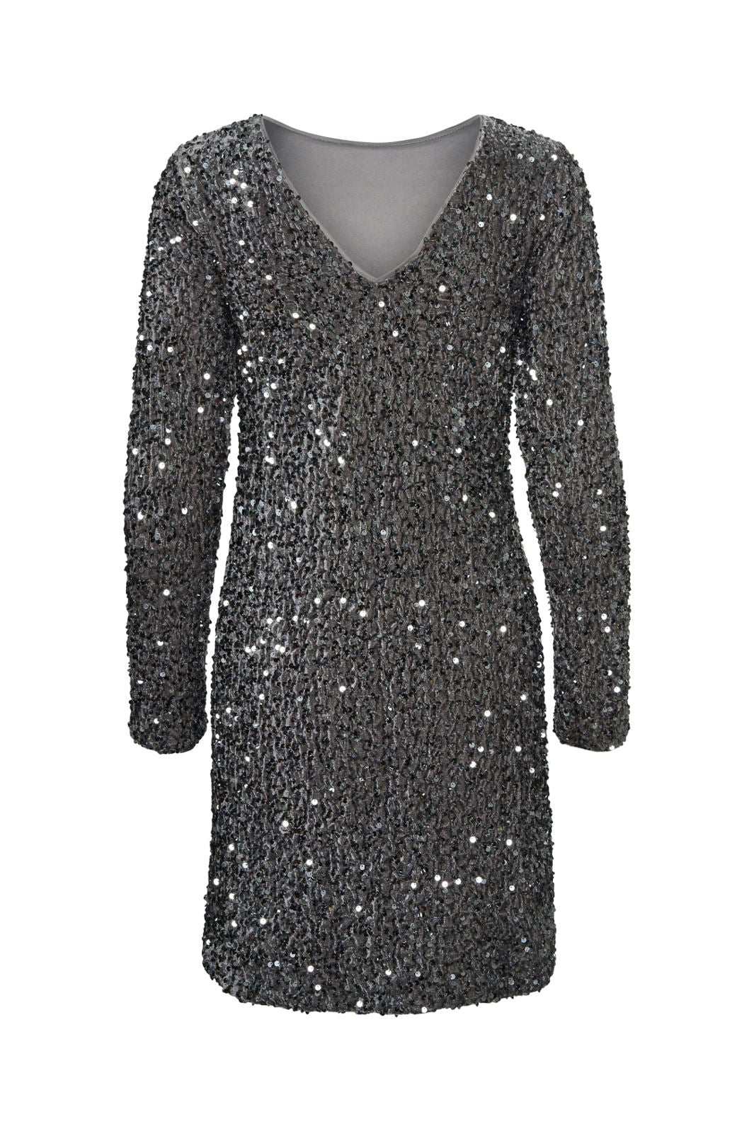 Vero Moda - Vmbella Ls Short 2-Way Dress - 4610626 Griffin Griffin Sequins Online salg