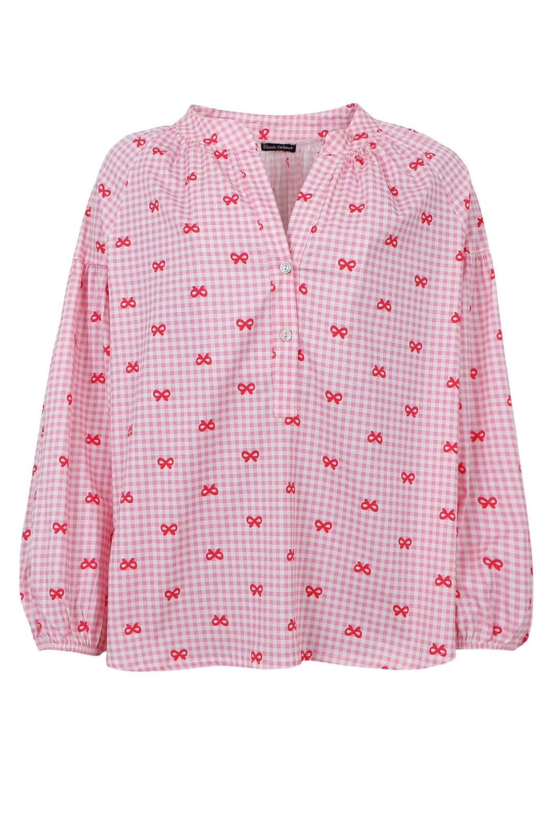 Forudbestilling - Black Colour - Bcwitty Shirt Blouse 40899 - Pink Bow