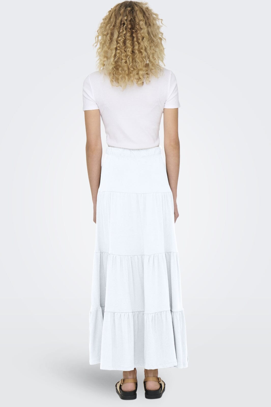 Only - Onlmay Life Maxi Skirt 15226994 - 4797604 - Bright White på udsalg