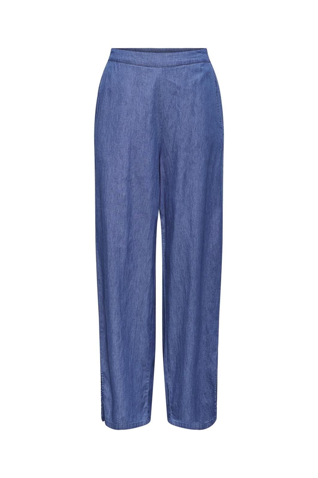 Only - Onlnova Azure Chiara Pant - 4694067 Medium Blue Denim Udsalg