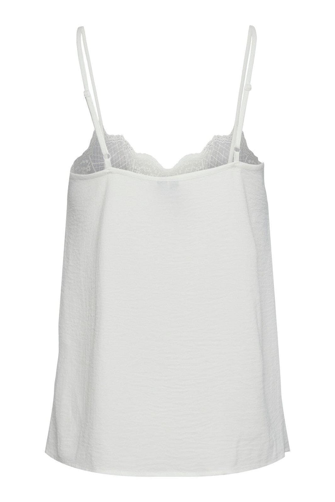 Pieces - Pctiffany Strap Lace Top Bc - Cloud Dancer