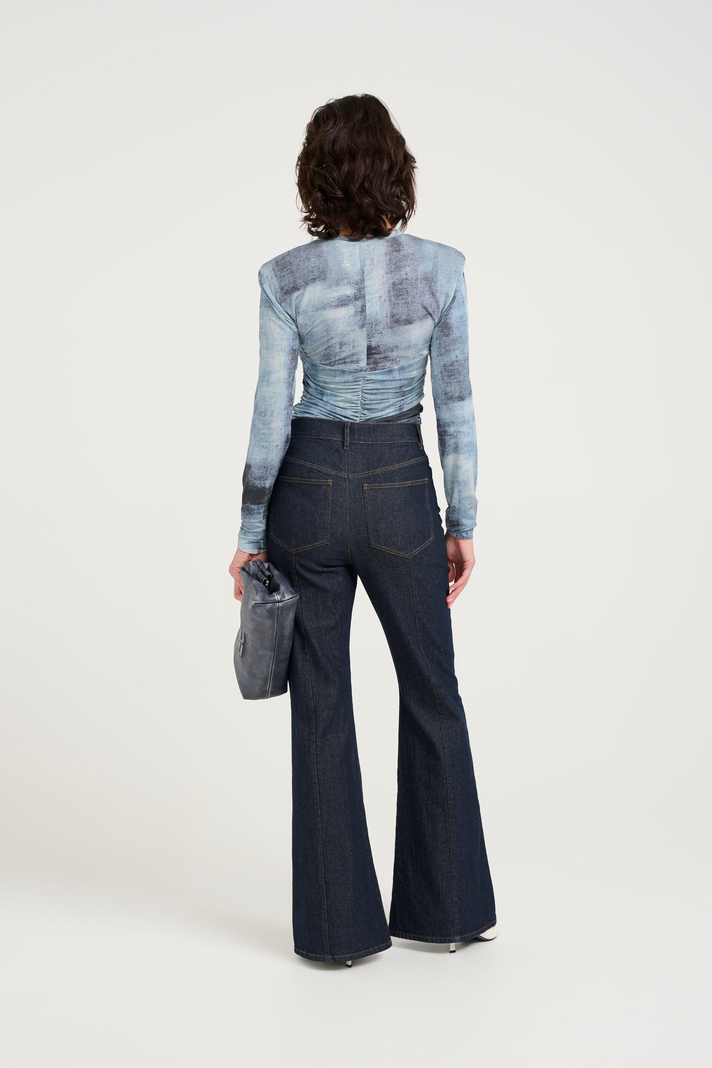 Gestuz - Areengz P Ls Blouse 10909683 - 106813 - Blue Denim