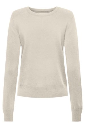 Only - Onljasmin O-Neck Pullover Knt - 4601621 Birch Rabat