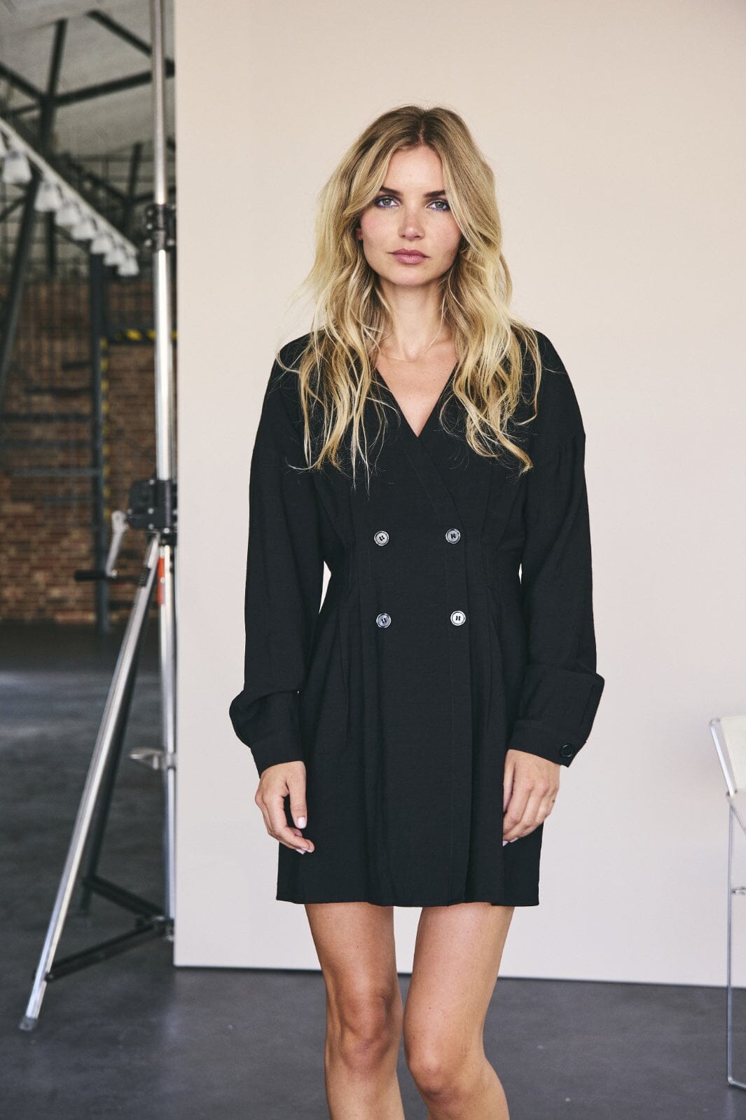 Co´couture - Lailacc Pleat Shirt 35716 - 96 Black